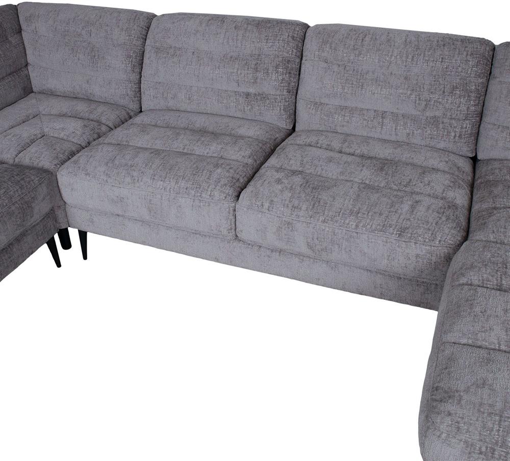 Corner Sofa Welwyn Garden | size: Width: 339cm, Height: 80cm, Depth: 265cm | color: Gray | image: 6 | variant: 1000415