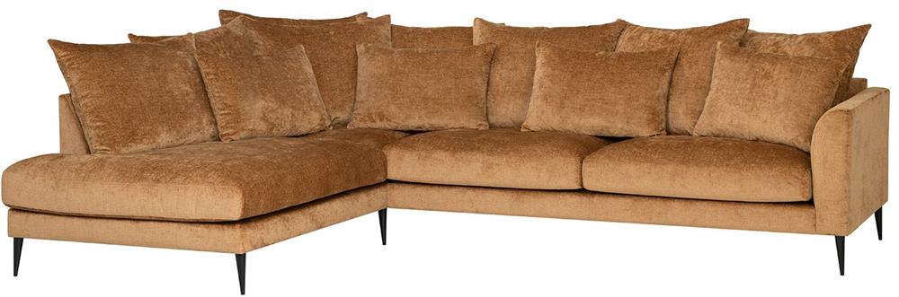 Corner Sofa Witney | size: Width: 300cm, Height: 90cm, Depth: 205cm | color: Brown | image: 1 | variant: 1000350