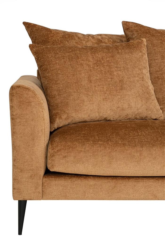 Corner Sofa Witney | size: Width: 300cm, Height: 90cm, Depth: 205cm | color: Brown | image: 4 | variant: 1000349