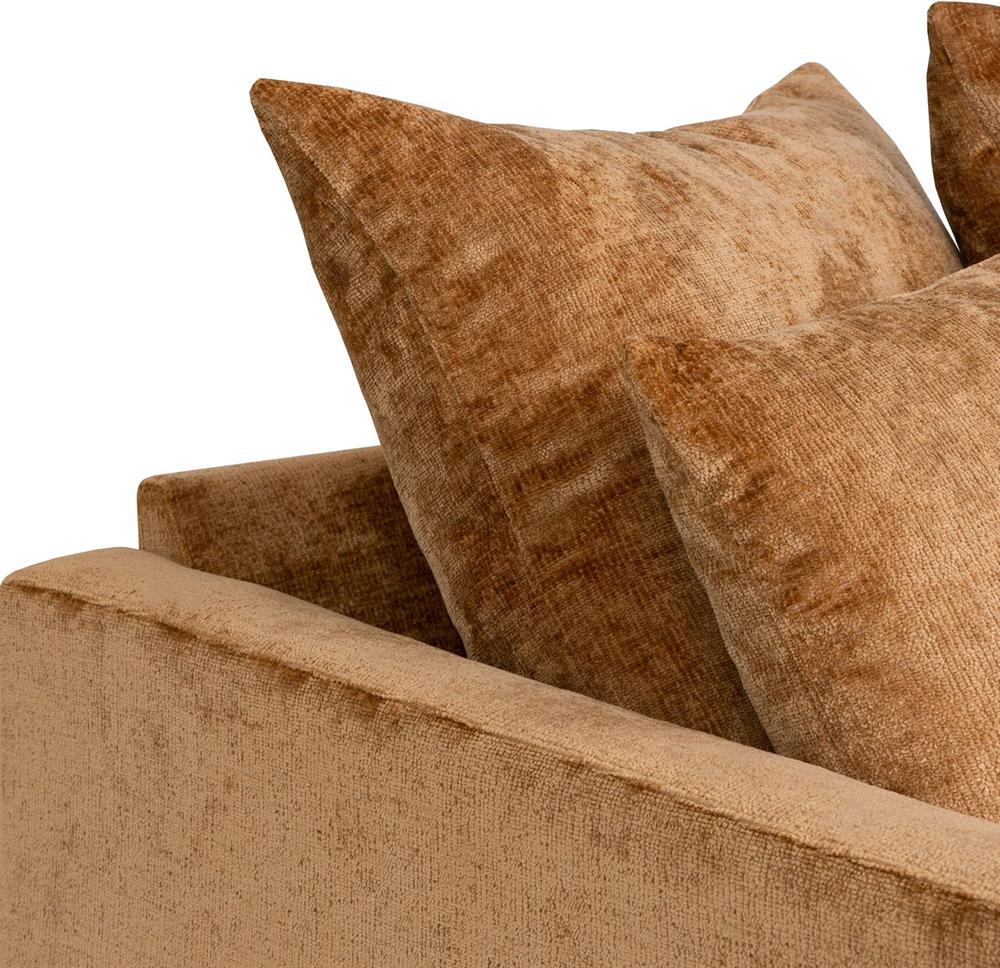 Corner Sofa Witney | size: Width: 300cm, Height: 90cm, Depth: 205cm | color: Brown | image: 5 | variant: 1000349