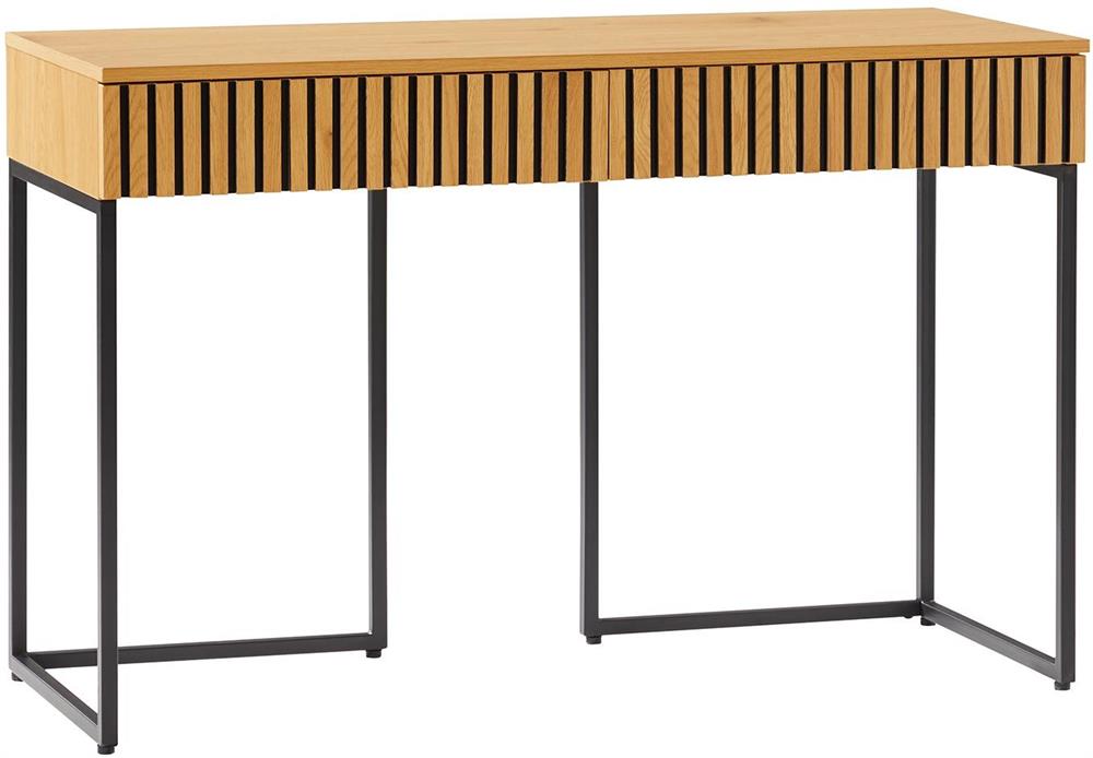 Desk East Lille | size: Length: 50cm, Width: 120cm, Height: 79cm | color: Oak | image: 2 | variant: 1006396