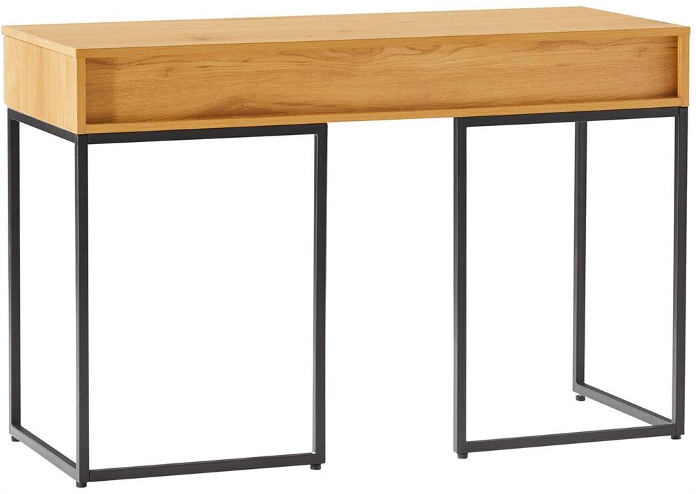 Desk East Lille | size: Length: 50cm, Width: 120cm, Height: 79cm | color: Oak | image: 4 | variant: 1006396