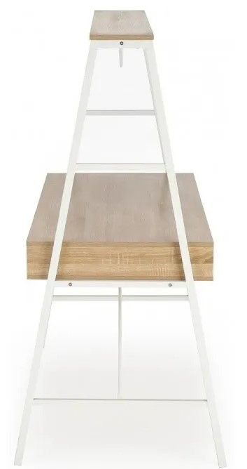 Desk West Eastbourne | size: Length: 60cm, Width: 139cm, Height: 140cm | color: Oak | image: 2 | variant: 1007306