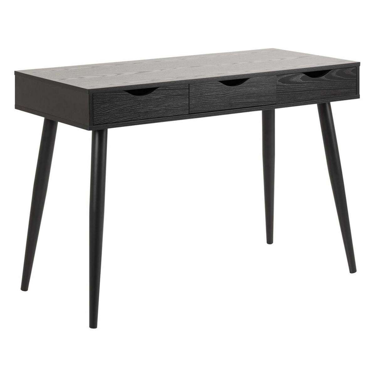 Desk Wolverhampton | size: Length: 110cm, Width: 50cm, Height: 77cm | color: Black | image: 1 | variant: 1005367