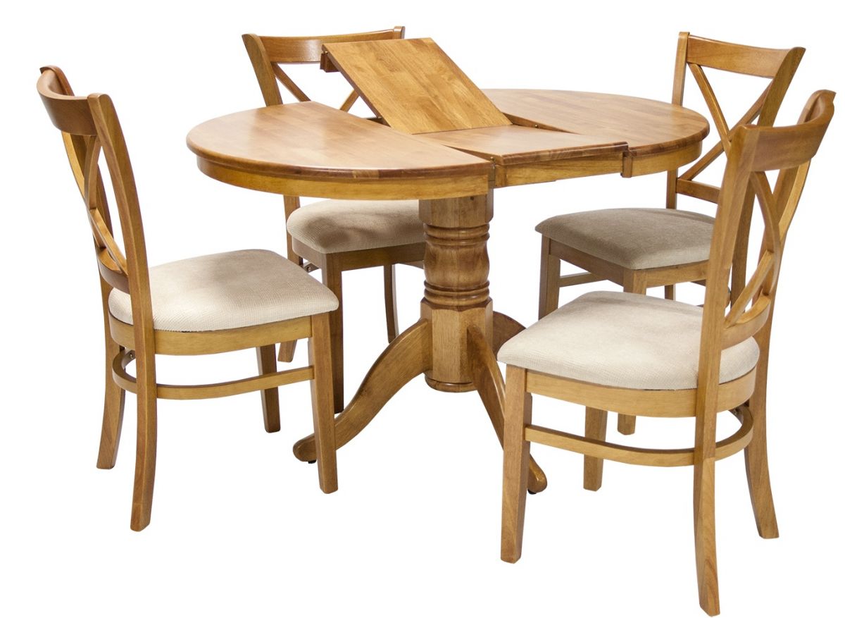 Dining Room Furniture Set Mix & Match | size: Length: 90cm, Width: 120cm, Height: 74cm | color: Beige/Oak | image: 0 | variant: 1011341
