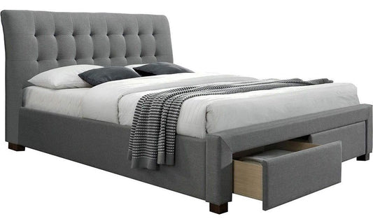 Double Bed East Auckland | size: Length: 220cm, Width: 173cm, Height: 109cm | color: Gray | image: 1 | variant: 1006690