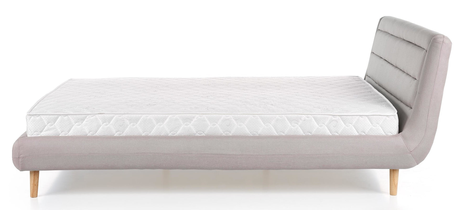 Double Bed East Imperia | size: Length: 232cm, Width: 159cm, Height: 86cm | color: Gray | image: 4 | variant: 1006672