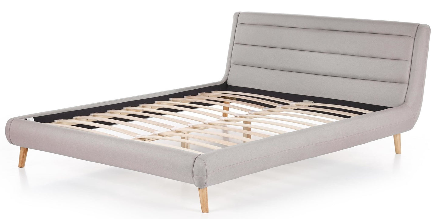 Double Bed East Imperia | size: Length: 232cm, Width: 159cm, Height: 86cm | color: Gray | image: 5 | variant: 1006672