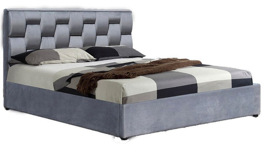 Double Bed East Terni | size: Length: 209cm, Width: 161cm, Height: 106cm | color: Gray | image: 1 | variant: 1006681
