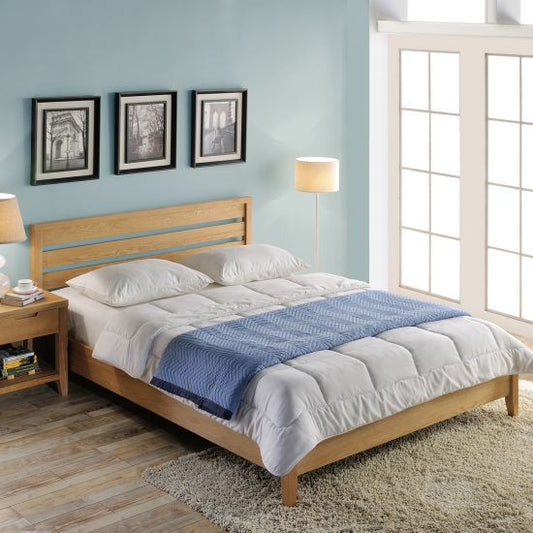 Double Bed East Towcester | size: Length: 211cm, Width: 167cm, Height: 91cm | color: Brown | image: 1 | variant: 1005817