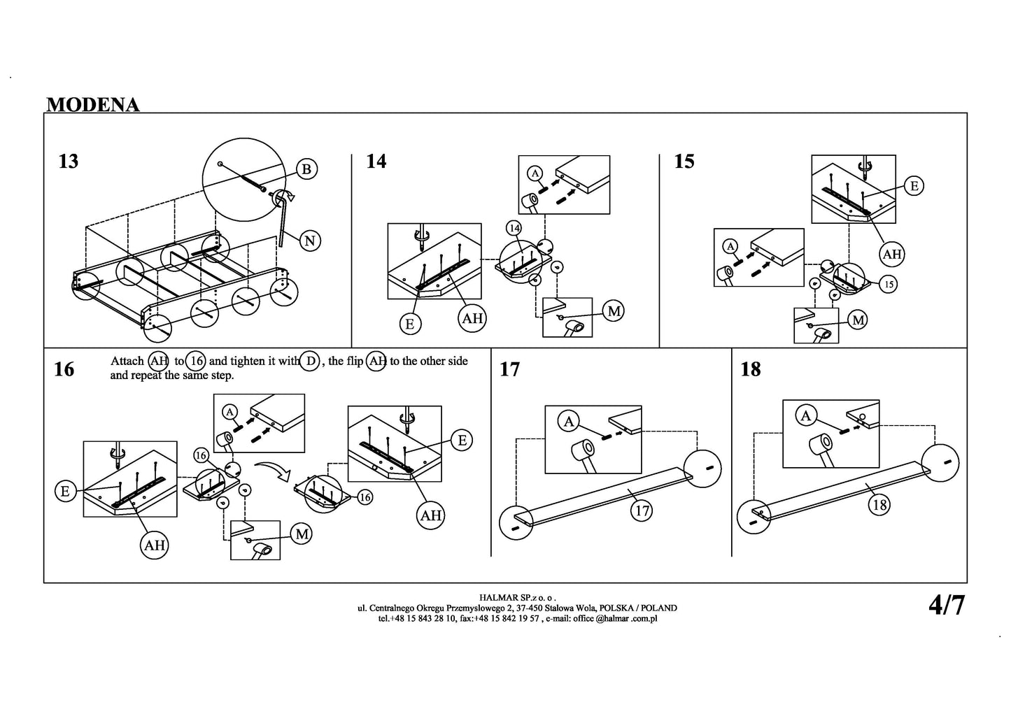 Double Bed London | size: Length: 220cm, Width: 164cm, Height: 106cm | color: Gray | image: 6 | variant: 1003375