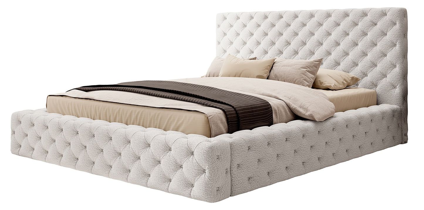 Double Bed Princce 1 | size: Length: 232cm, Width: 201cm, Height: 117cm | color: Royal | image: 0 | variant: 1008313