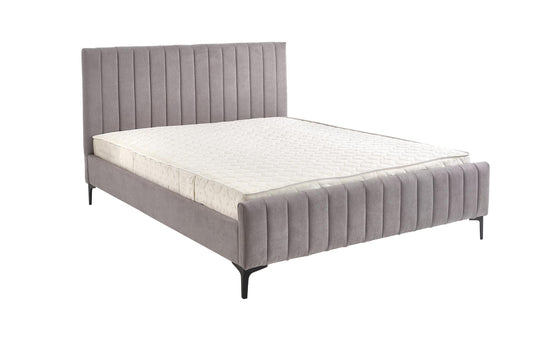 Double Bed West Trondheim | size: Length: 217cm, Width: 160cm, Height: 110cm | color: Gray | image: 0 | variant: 1007468
