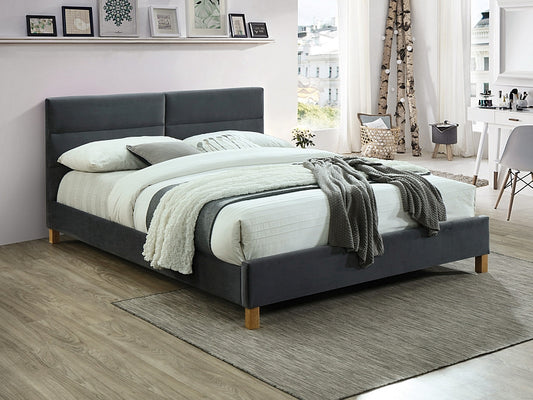 Double Bed Whitehaven | size: Length: 213cm, Width: 166cm, Height: 91cm | color: Gray | image: 1 | variant: 1004566