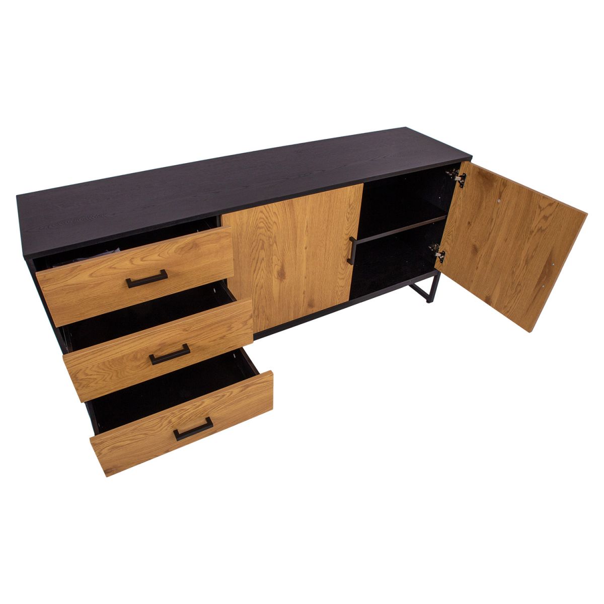 Dresser East Falmouth | size: Width: 160cm, Height: 75cm, Depth: 40cm | color: Oak | image: 5 | variant: 1005409