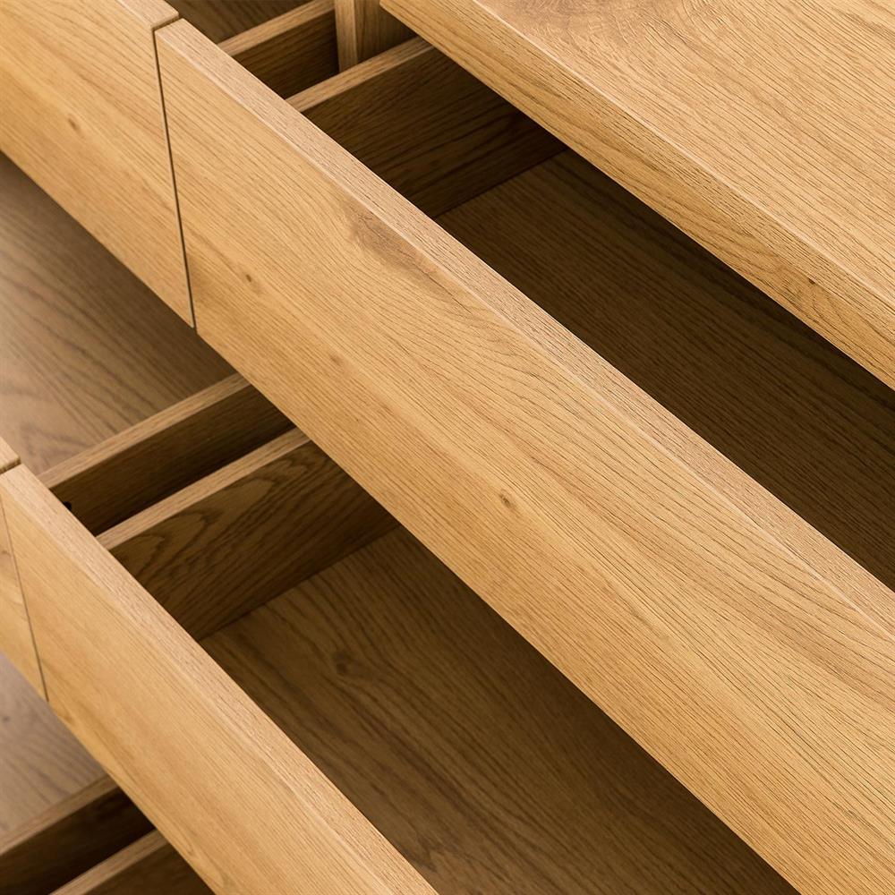 Dresser East Rennes | size: Length: 40cm, Width: 120cm, Height: 80cm | color: Oak | image: 8 | variant: 1006340