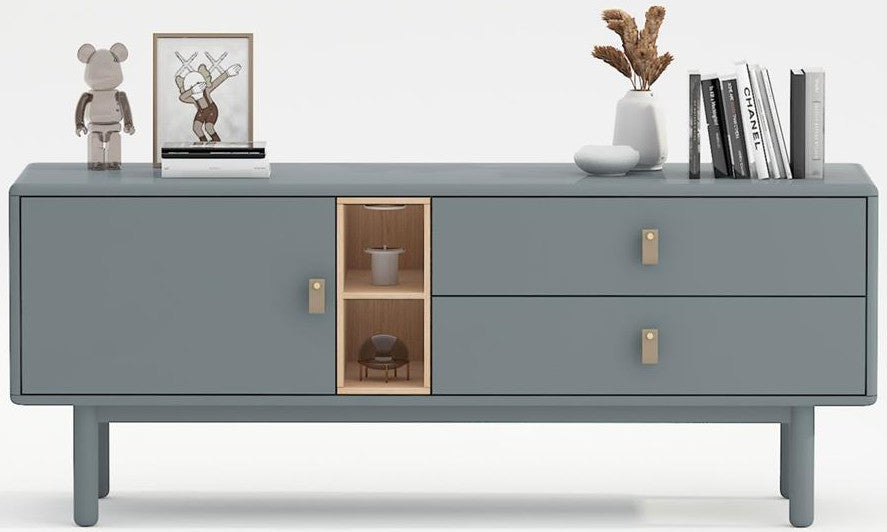 Dresser Leicester | size: Length: 40cm, Width: 140cm, Height: 55cm | color: Gray | image: 2 | variant: 1000467