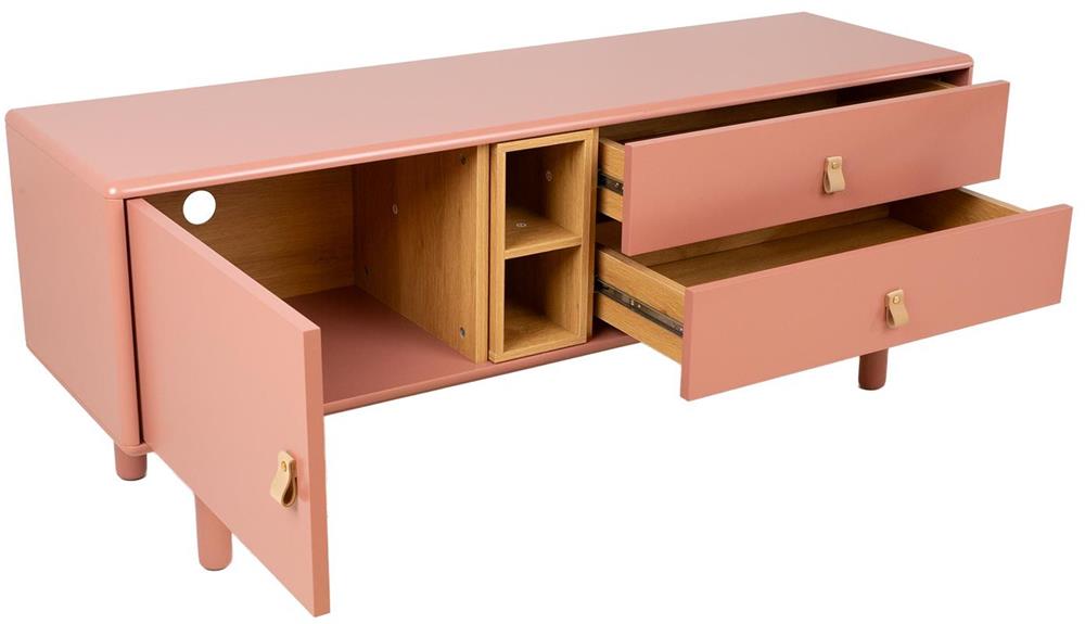 Dresser Leicester | size: Length: 40cm, Width: 140cm, Height: 55cm | color: Pink | image: 2 | variant: 1000466