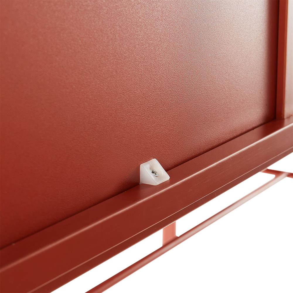 Dresser Milton | size: Length: 40cm, Width: 79cm, Height: 100cm | color: Red | image: 9 | variant: 1000458