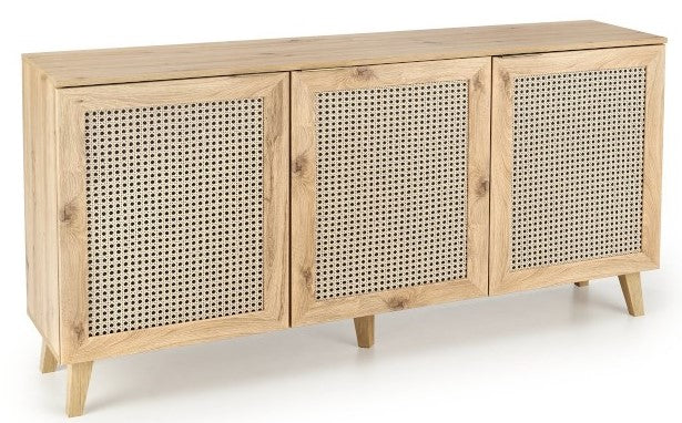 Dresser West Brecon | size: Length: 40cm, Width: 160cm, Height: 85cm | color: Black/Oak | image: 1 | variant: 1007439