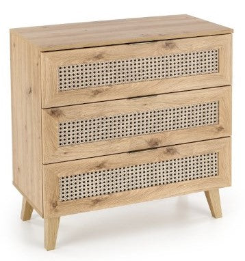 Dresser West Brecon | size: Length: 40cm, Width: 80cm, Height: 85cm | color: Black/Oak | image: 1 | variant: 1007440