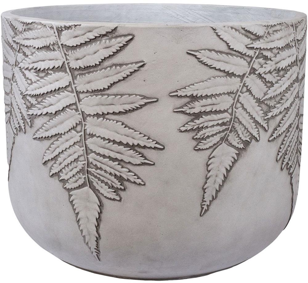 Flower Pot Goring | size: Length: 55cm, Width: 55cm, Height: 43.5cm, Diameter: 55cm | color: Gray | image: 1 | variant: 1000562