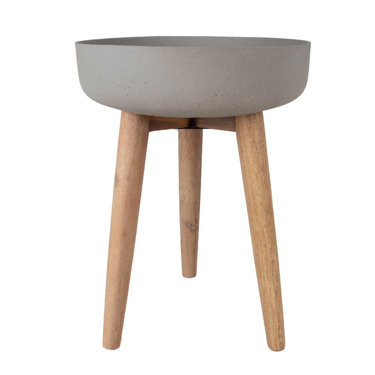 Flower Pot Sandstone 9 | size: Length: 39cm, Width: 39cm, Height: 51cm, Diameter: 39cm | color: Gray | image: 1 | variant: 1011904