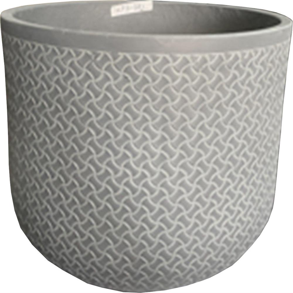 Flower Pot Sandy 3 | size: Length: 44cm, Width: 44cm, Height: 36cm | color: Gray | image: 1 | variant: 1016996