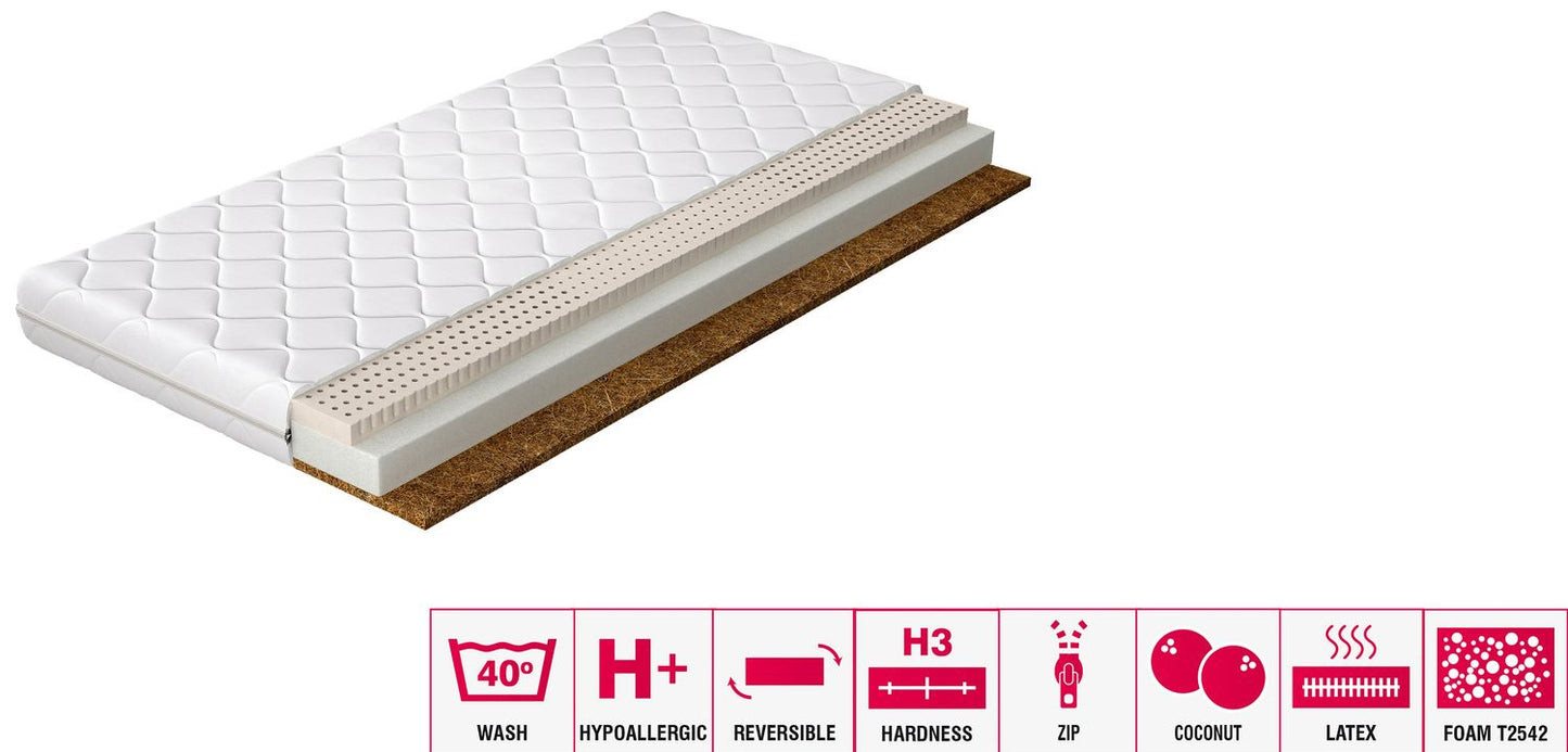 Foam Mattress Mokka 5 | size: Length: 200cm, Width: 90cm | image: 2 | variant: 1013526