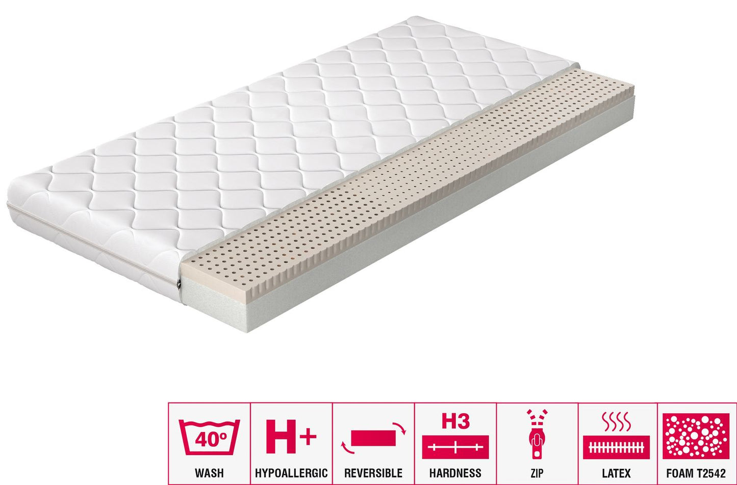 Foam Mattress Vibo Valentia 25 | size: Length: 200cm, Width: 180cm | image: 2 | variant: 1014561