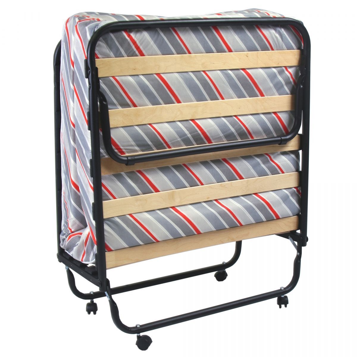 Folding Bed East Tenterden | size: Length: 190cm, Width: 80cm, Height: 26cm | color: Gray | image: 1 | variant: 1005325
