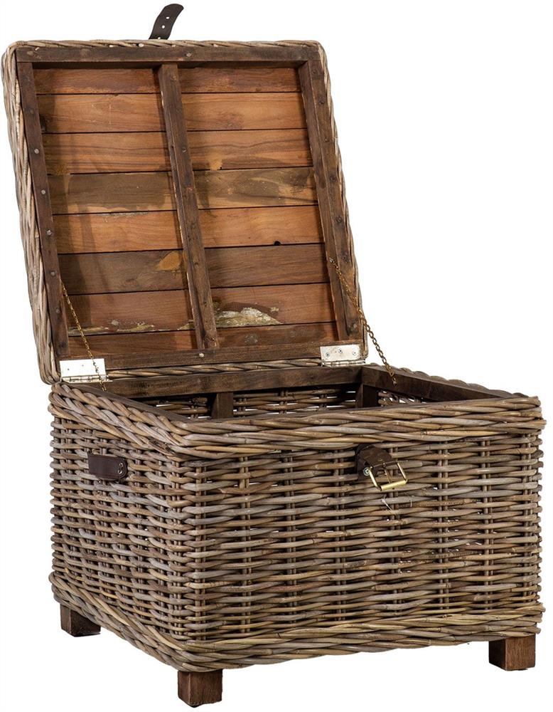 Garden Box East Malaga | size: Length: 60cm, Width: 60cm, Height: 45cm | color: Brown | image: 2 | variant: 1006224