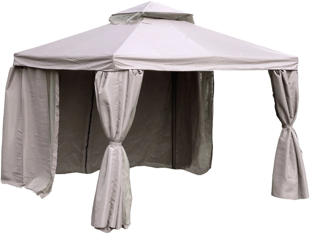 Garden Canopy Legend 1 | size: Length: 291cm, Width: 391cm, Height: 280cm | color: Beige | image: 1 | variant: 1002891