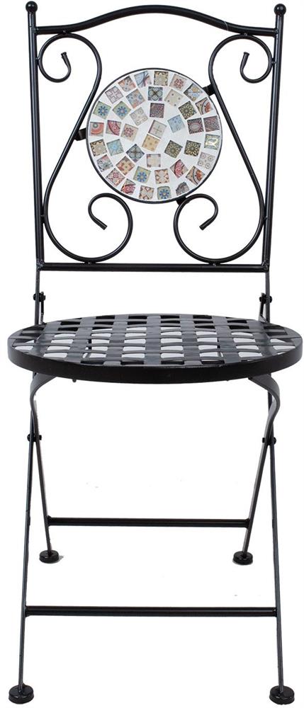 Garden Chair East Algiers | size: Width: 38cm, Height: 88cm, Depth: 51cm | color: Black | image: 2 | variant: 1006192