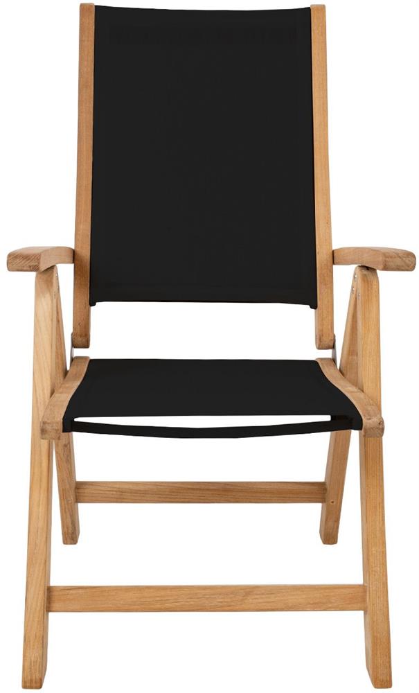 Garden Chair East St Davids | size: Width: 60cm, Height: 110cm, Depth: 70cm | color: Black | image: 3 | variant: 1006187