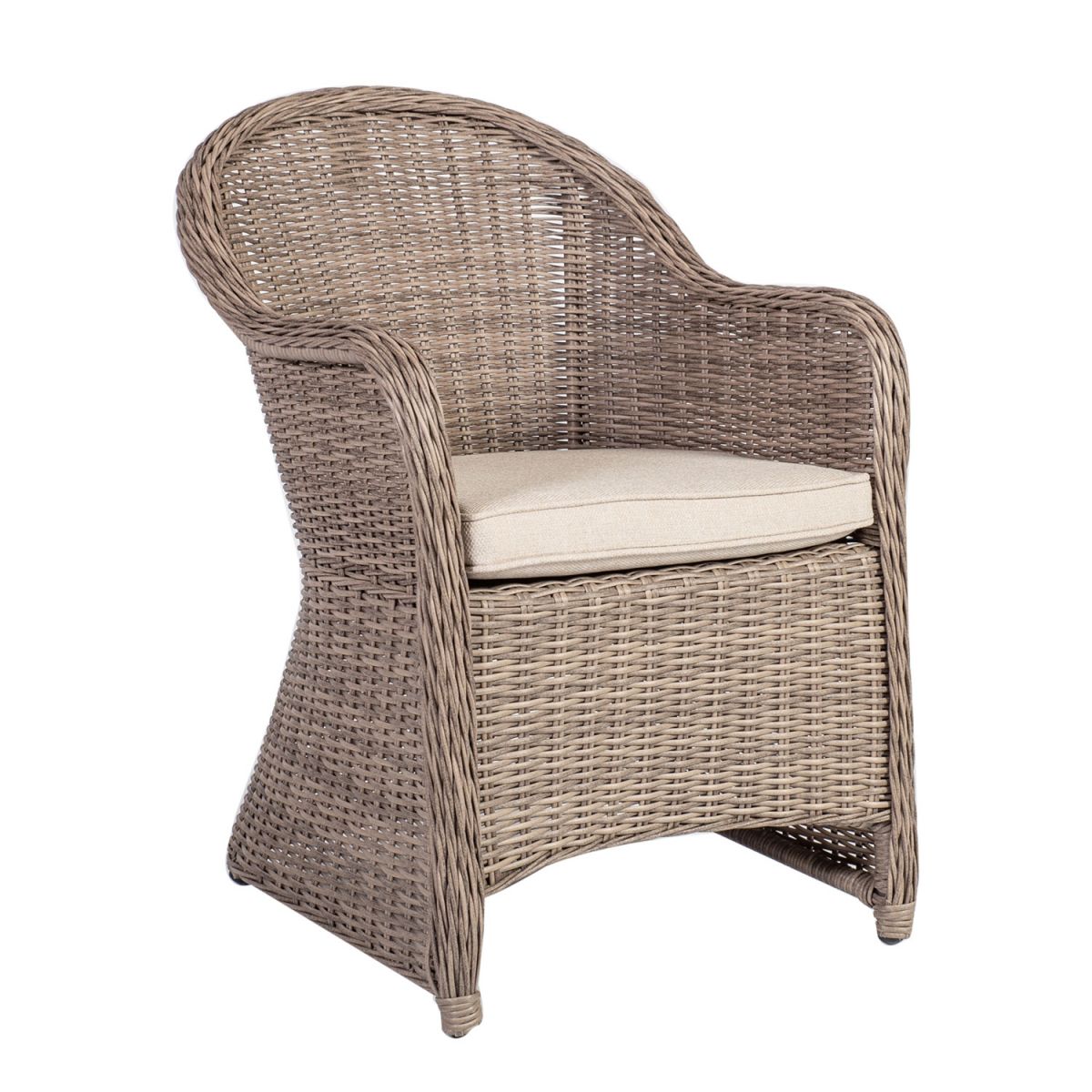 Garden Chair East Tenby | size: Width: 60cm, Height: 86cm | color: Beige | image: 1 | variant: 1004797