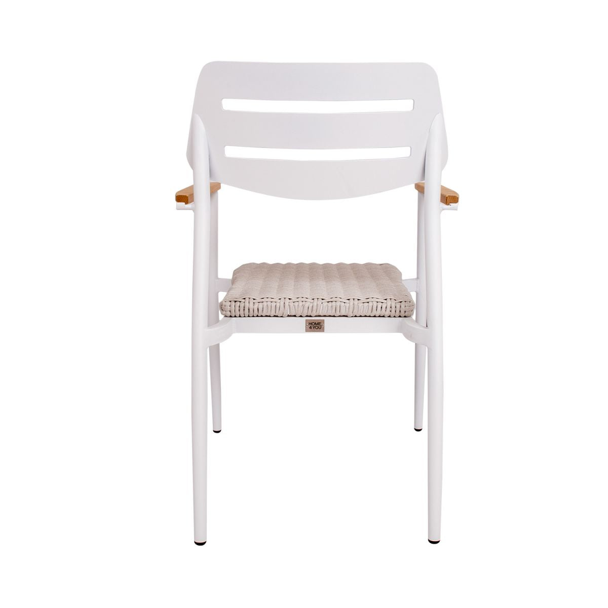 Garden Chair East Truro | size: Width: 58cm, Height: 65cm | color: White | image: 4 | variant: 1005365