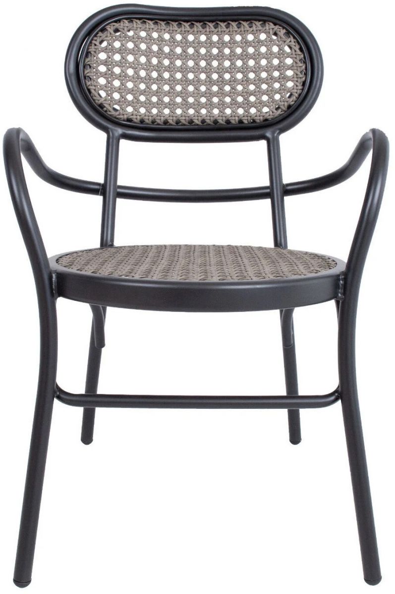 Garden Chair East Wells | size: Width: 56cm, Height: 83cm, Depth: 62cm | color: Brown/Black | image: 1 | variant: 1005720