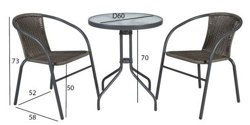 Garden Furniture Set East Exeter | color: Gray | image: 4 | variant: 1004805