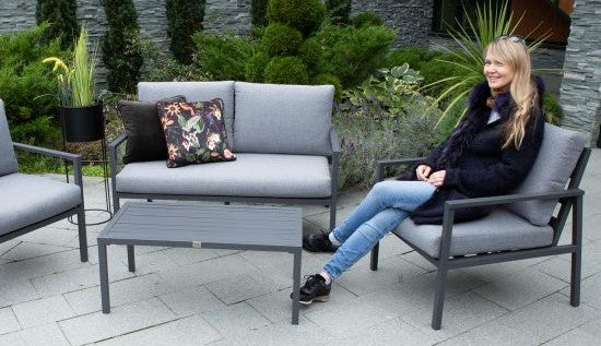 Garden Furniture Set East Flint | color: Gray | image: 6 | variant: 1005549