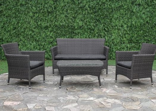 Garden Furniture Set East Lerwick | color: Gray | image: 3 | variant: 1004823