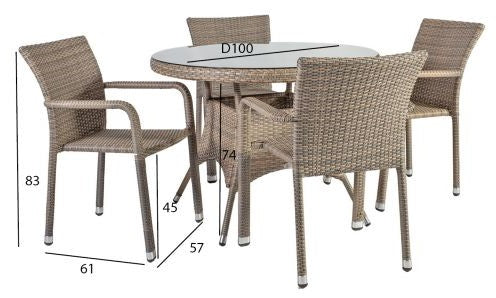 Garden Furniture Set East Shrewsbury | color: Beige | image: 4 | variant: 1004822