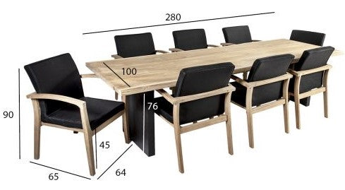 Garden Furniture Set Lille | color: Brown | image: 4 | variant: 1005153