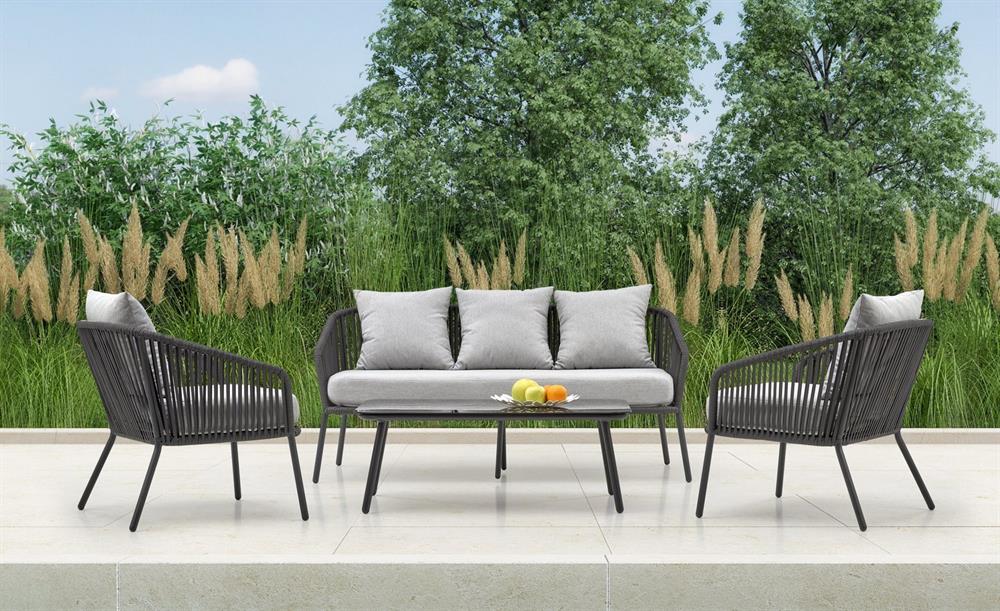 Garden Furniture Set West Ely | color: Gray | image: 10 | variant: 1007311