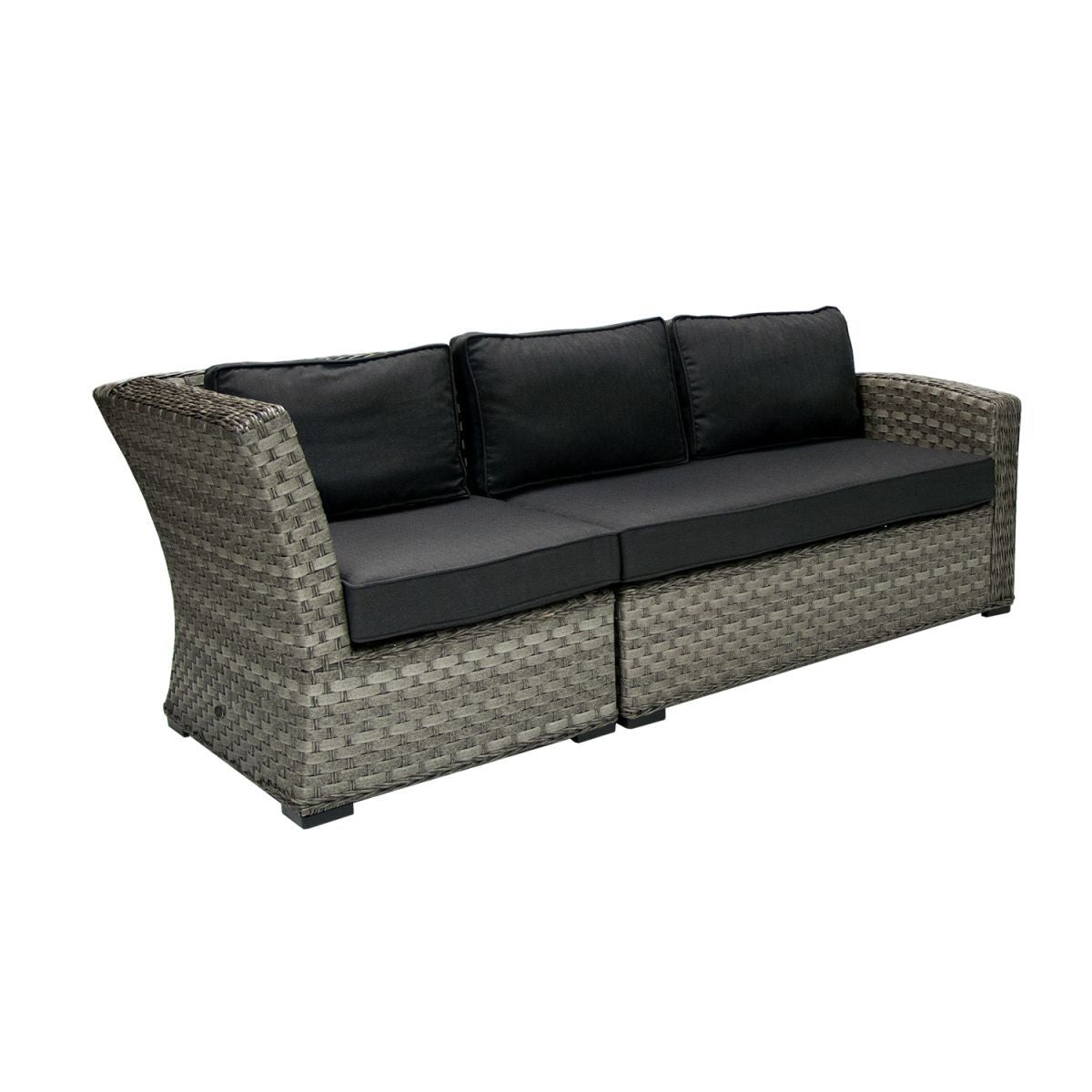 Garden Modular Sofa East Inverness | size: Length: 81cm, Height: 78cm, Depth: 81cm | color: Gray | image: 2 | variant: 1004853