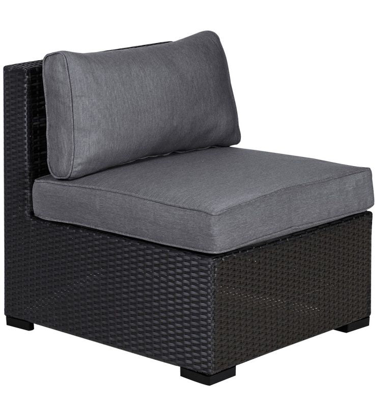 Garden Modular Sofa Newbury | size: Length: 67cm, Height: 45cm, Depth: 76.5cm | color: Gray | image: 0 | variant: 1004851