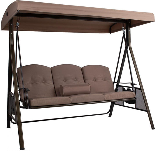 Garden Rocking Sofa Reggio Emilia | color: Brown | image: 1 | variant: 1005611