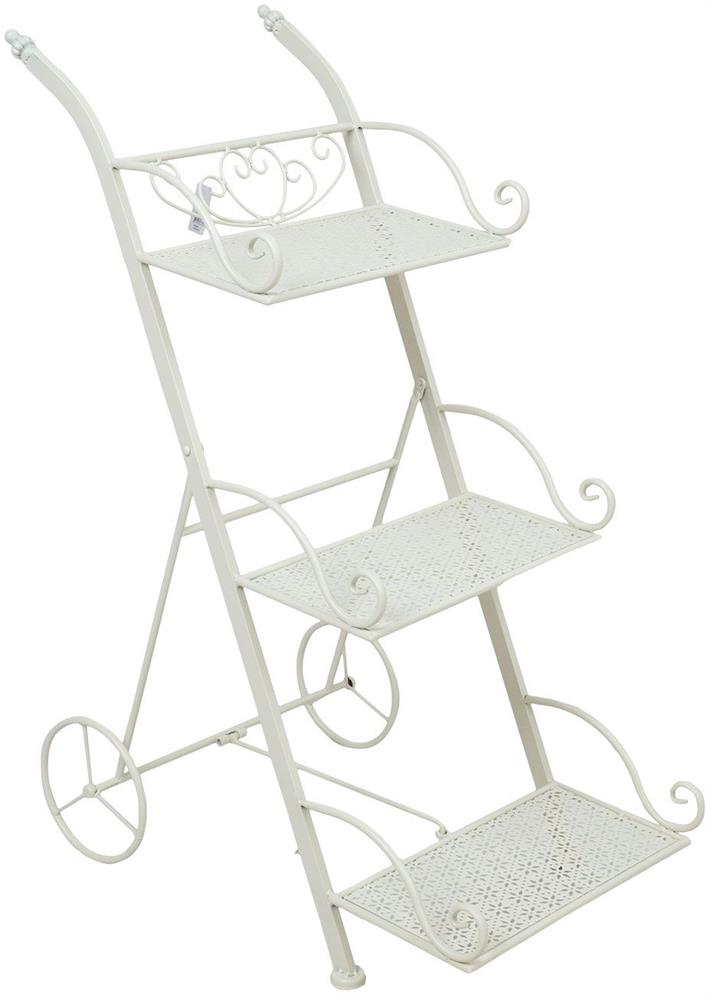 Garden Shelf East Chisinau | size: Width: 35cm, Height: 79cm | color: White | image: 1 | variant: 1006258