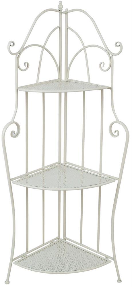 Garden Shelf East Chisinau | size: Width: 39cm, Height: 126cm | color: White | image: 1 | variant: 1006259