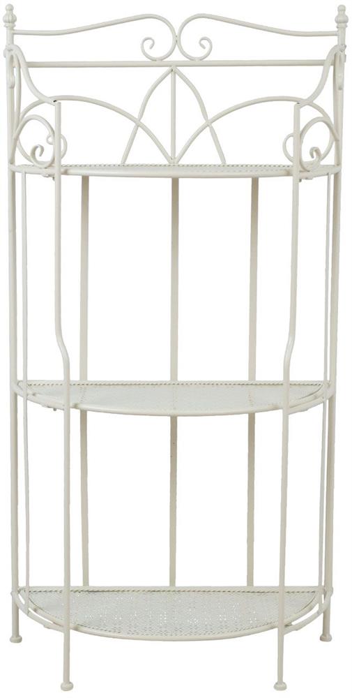 Garden Shelf East Chisinau | size: Width: 58cm, Height: 114cm | color: White | image: 3 | variant: 1006376